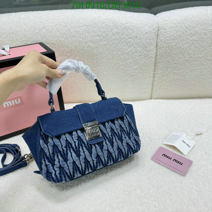 Miu Miu Bag-(4A)-Crossbody- Code: DB3010 $: 79USD