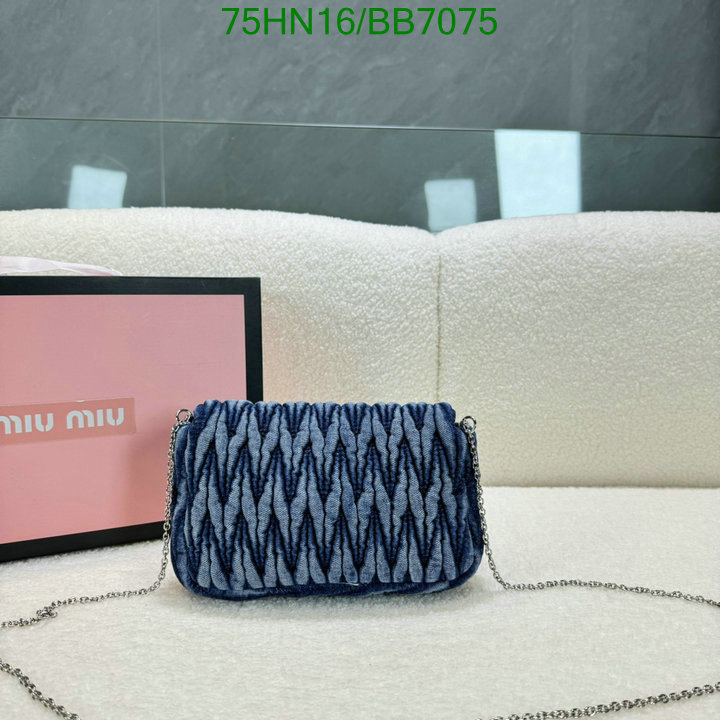 Miu Miu Bag-(4A)-Crossbody- Code: BB7075 $: 75USD