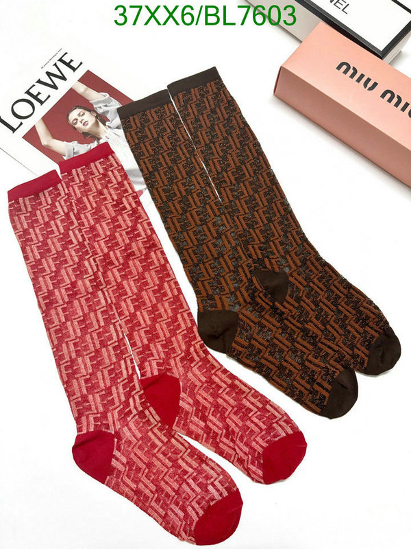 Sock-Fendi Code: BL7603 $: 37USD