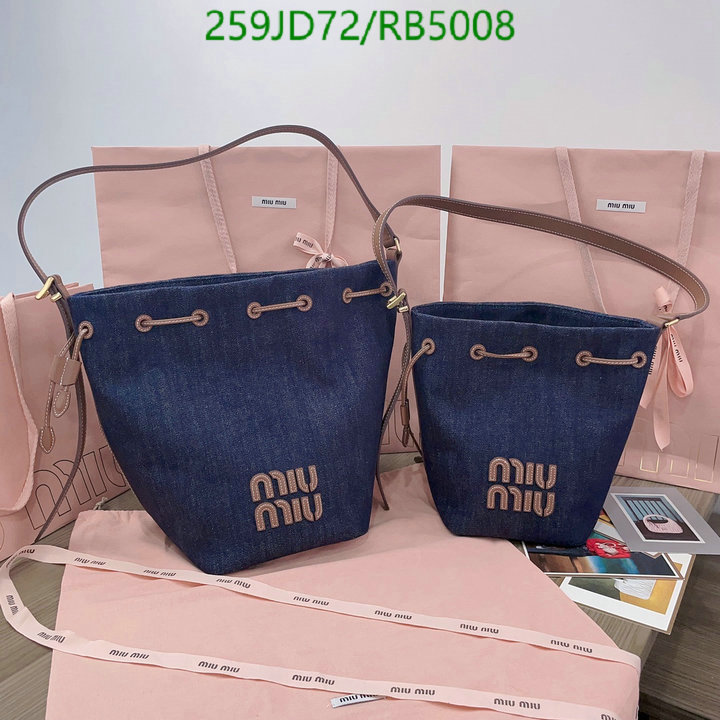 Miu Miu Bag-(Mirror)-Handbag- Code: RB5008