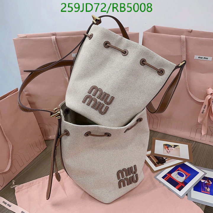 Miu Miu Bag-(Mirror)-Handbag- Code: RB5008