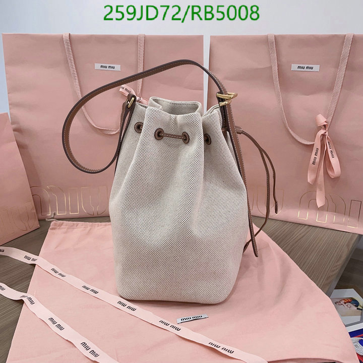 Miu Miu Bag-(Mirror)-Handbag- Code: RB5008