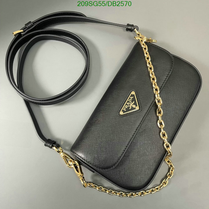 Prada Bag-(Mirror)-Crossbody- Code: DB2570 $: 209USD