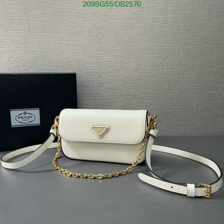 Prada Bag-(Mirror)-Crossbody- Code: DB2570 $: 209USD