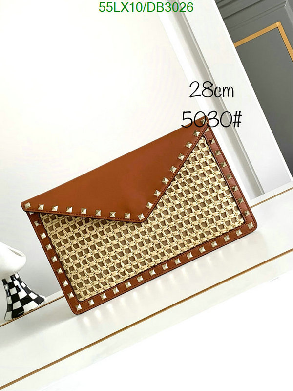 Valentino Bag-(4A)-Clutch- Code: DB3026 $: 55USD