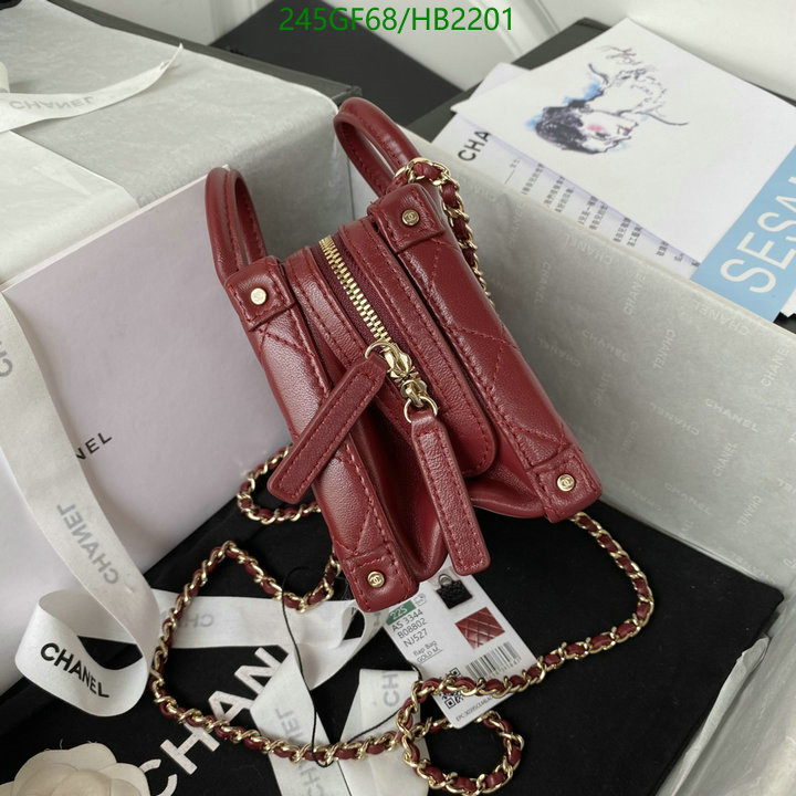 Chanel Bag-(Mirror)-Crossbody- Code: HB2201 $: 245USD