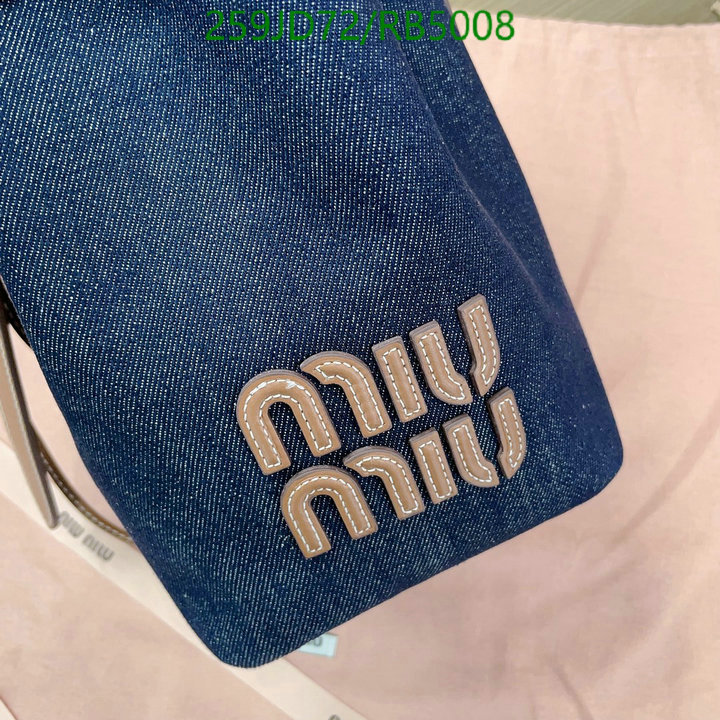 Miu Miu Bag-(Mirror)-Handbag- Code: RB5008