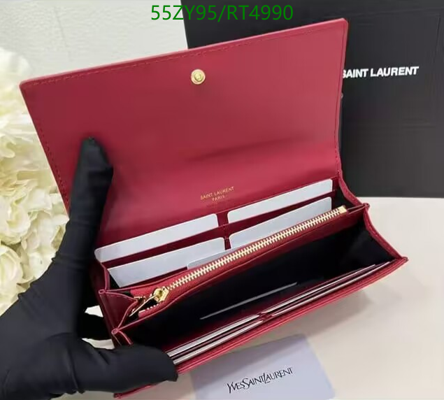YSL Bag-(4A)-Wallet- Code: RT4990 $: 55USD