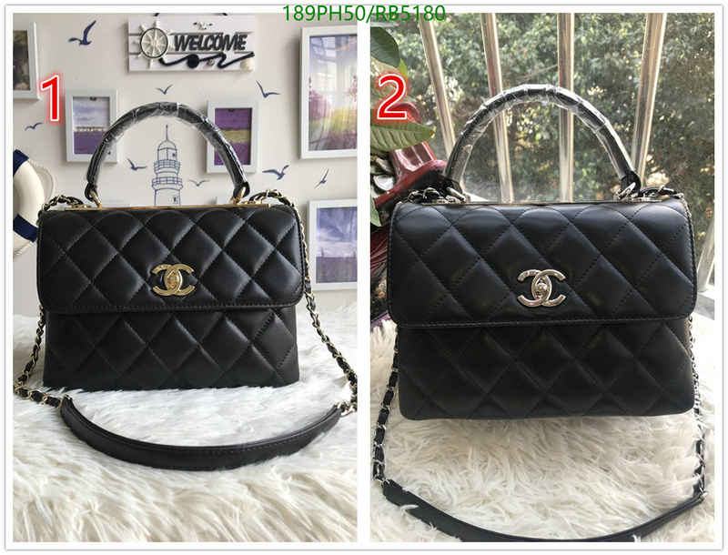 Chanel Bag-(Mirror)-Handbag- Code: RB5180 $: 189USD