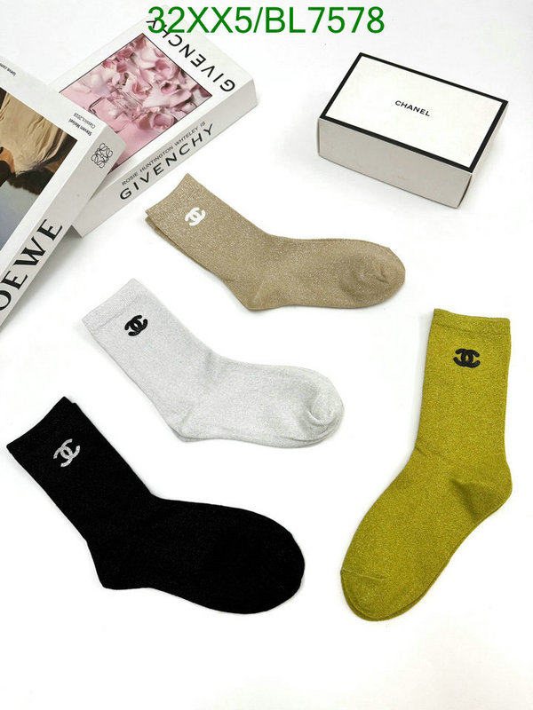 Sock-Chanel Code: BL7578 $: 32USD