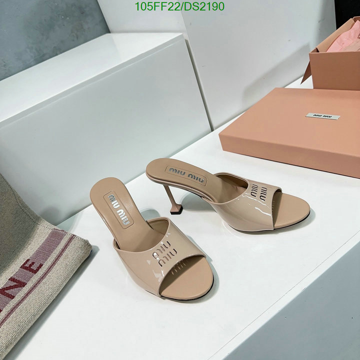 Women Shoes-Miu Miu Code: DS2190 $: 105USD