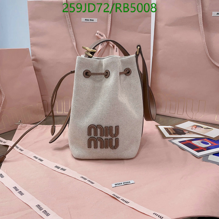 Miu Miu Bag-(Mirror)-Handbag- Code: RB5008