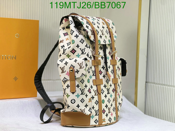 LV Bag-(4A)-Backpack- Code: BB7067 $: 119USD