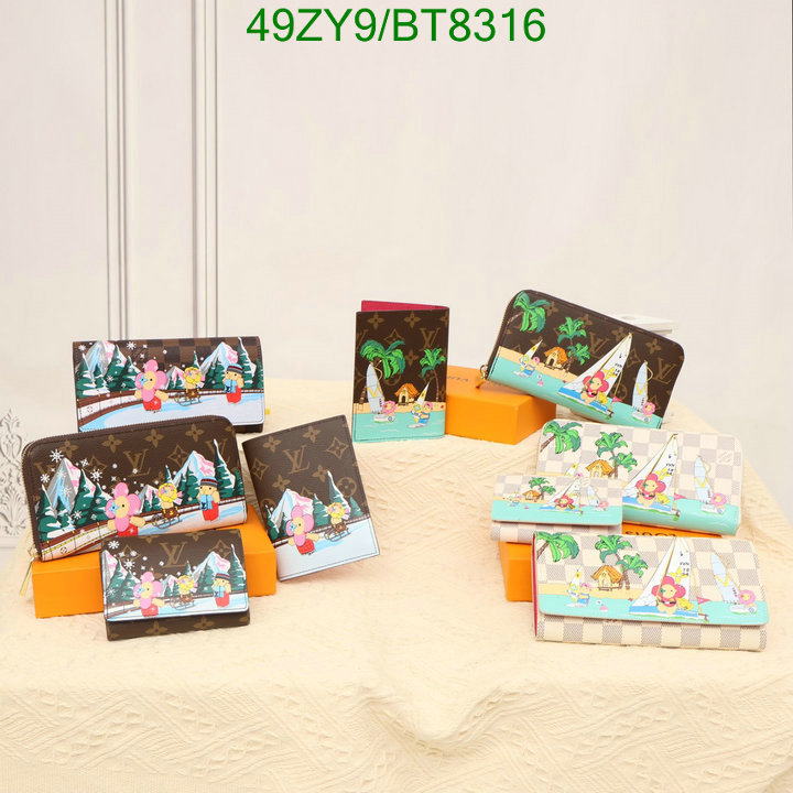 LV Bag-(4A)-Wallet- Code: BT8316 $: 49USD