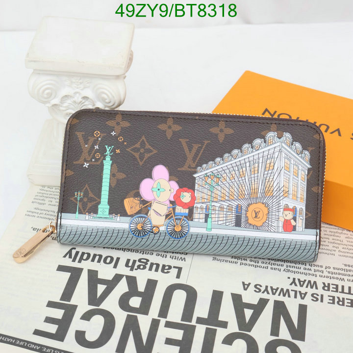 LV Bag-(4A)-Wallet- Code: BT8318 $: 49USD
