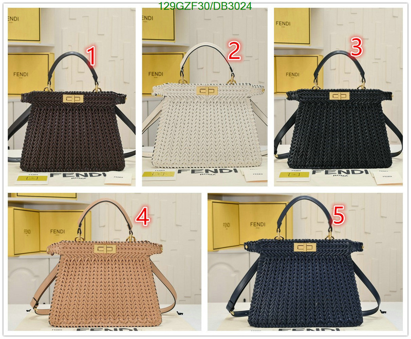 Fendi Bag-(4A)-Peekaboo Code: DB3024