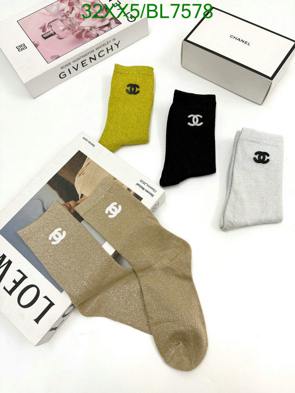 Sock-Chanel Code: BL7578 $: 32USD