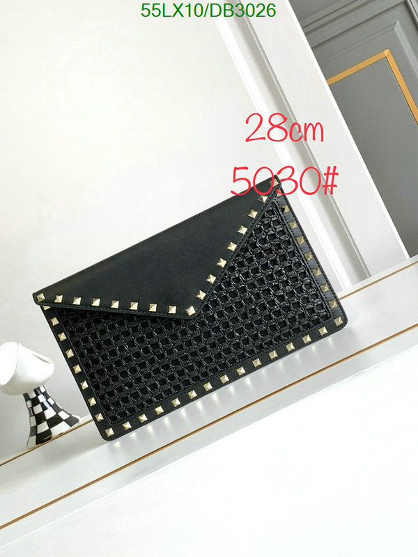 Valentino Bag-(4A)-Clutch- Code: DB3026 $: 55USD