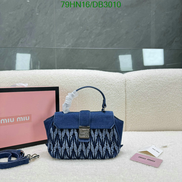 Miu Miu Bag-(4A)-Crossbody- Code: DB3010 $: 79USD