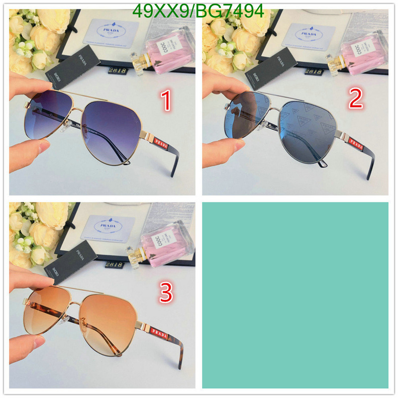 Glasses-Prada Code: BG7494 $: 49USD