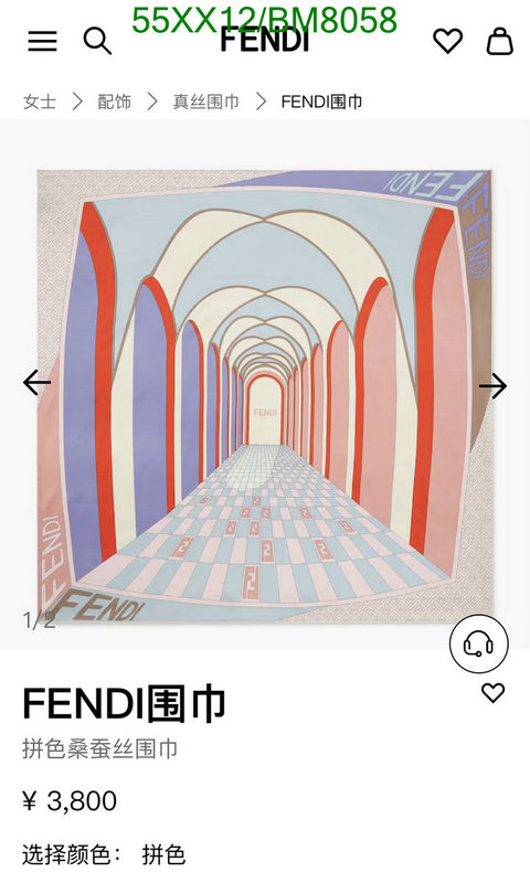 Scarf-Fendi Code: BM8058 $: 55USD