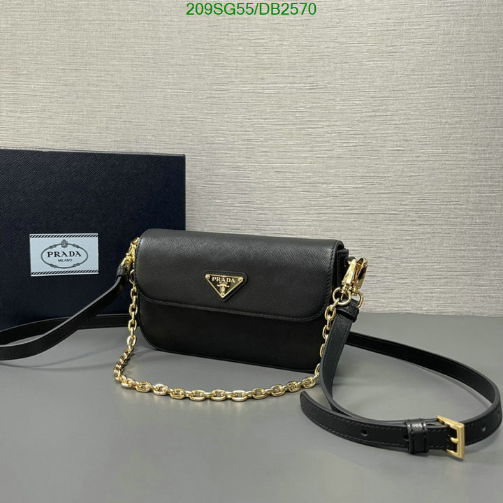 Prada Bag-(Mirror)-Crossbody- Code: DB2570 $: 209USD