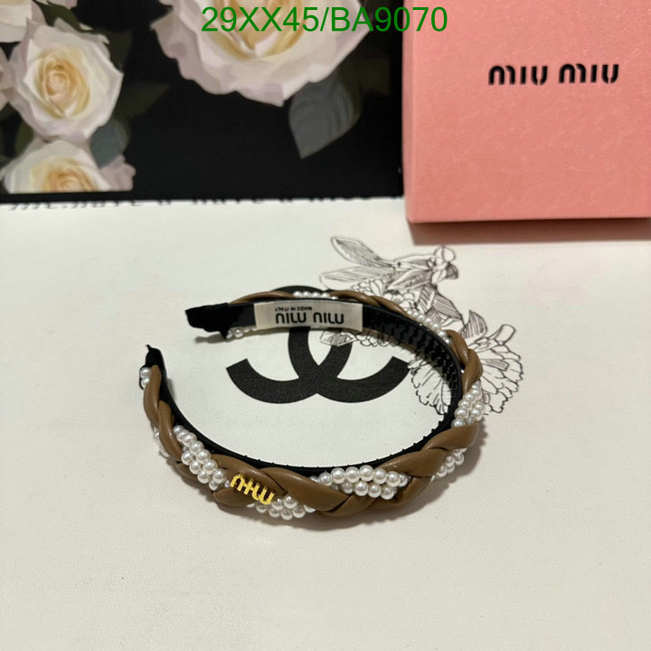 Headband-MIU MIU Code: BA9070 $: 29USD