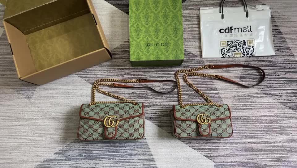 Gucci Bag-(Mirror)-Marmont Code: DB3762