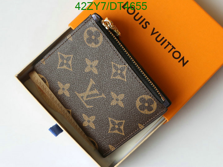 LV Bag-(4A)-Wallet- Code: DT4655 $: 42USD