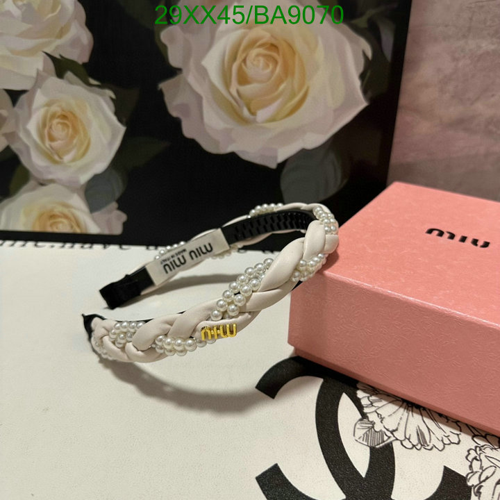 Headband-MIU MIU Code: BA9070 $: 29USD