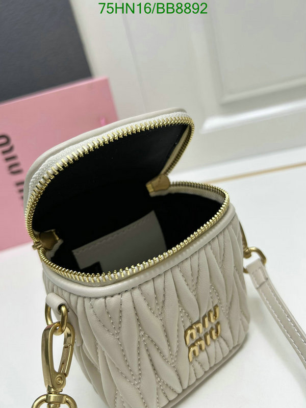 Miu Miu Bag-(4A)-Crossbody- Code: BB8892 $: 75USD