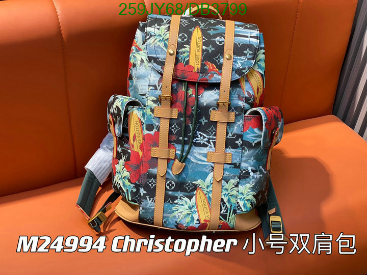 LV Bag-(Mirror)-Backpack- Code: DB3799 $: 259USD