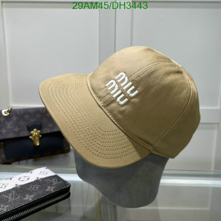 Cap-(Hat)-Miu Miu Code: DH3443 $: 29USD