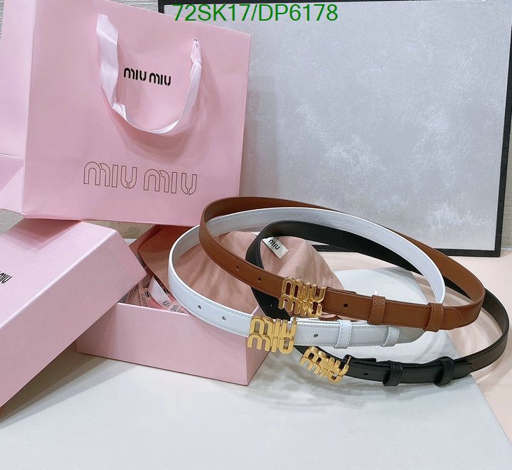 Belts-MIU MIU Code: DP6178 $: 72USD