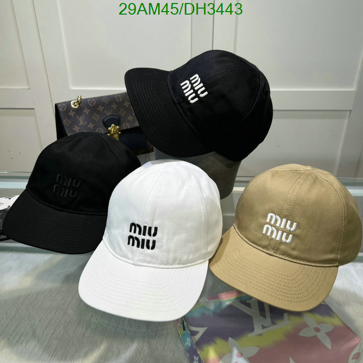 Cap-(Hat)-Miu Miu Code: DH3443 $: 29USD