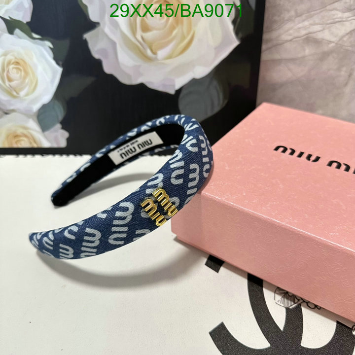 Headband-MIU MIU Code: BA9071 $: 29USD