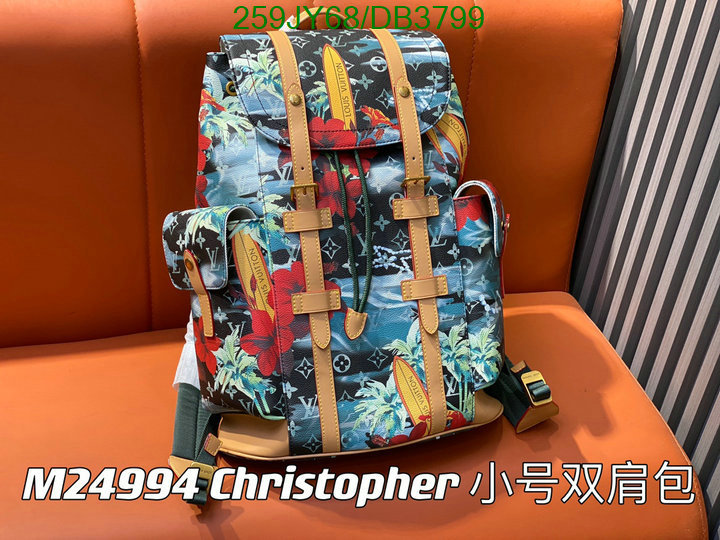 LV Bag-(Mirror)-Backpack- Code: DB3799 $: 259USD