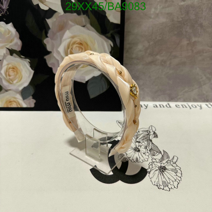 Headband-MIU MIU Code: BA9083 $: 29USD