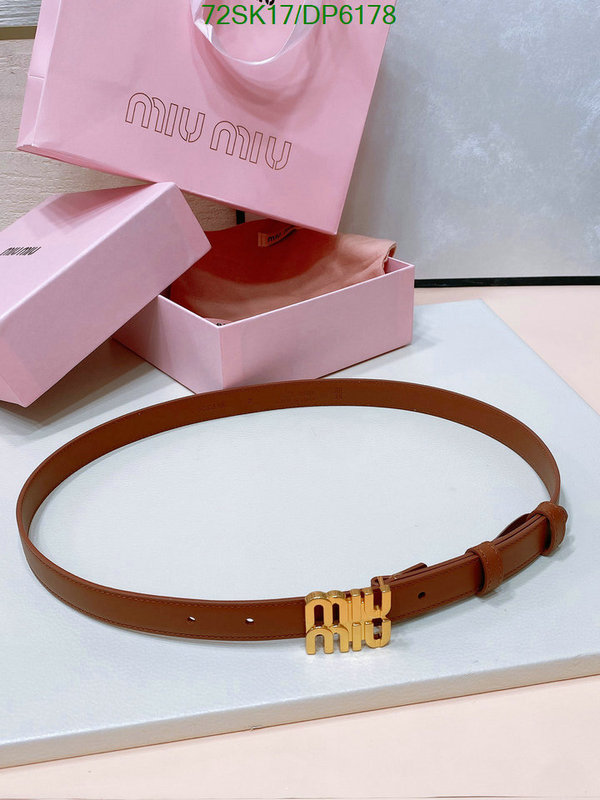 Belts-MIU MIU Code: DP6178 $: 72USD