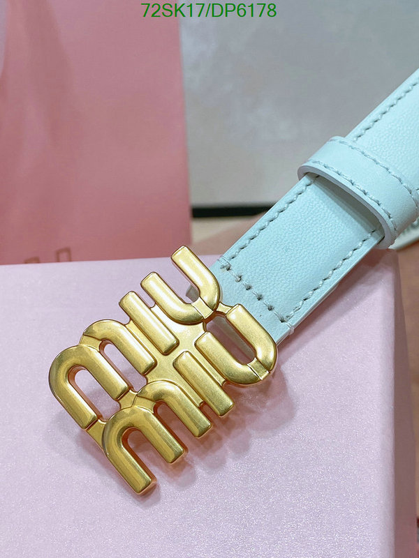 Belts-MIU MIU Code: DP6178 $: 72USD