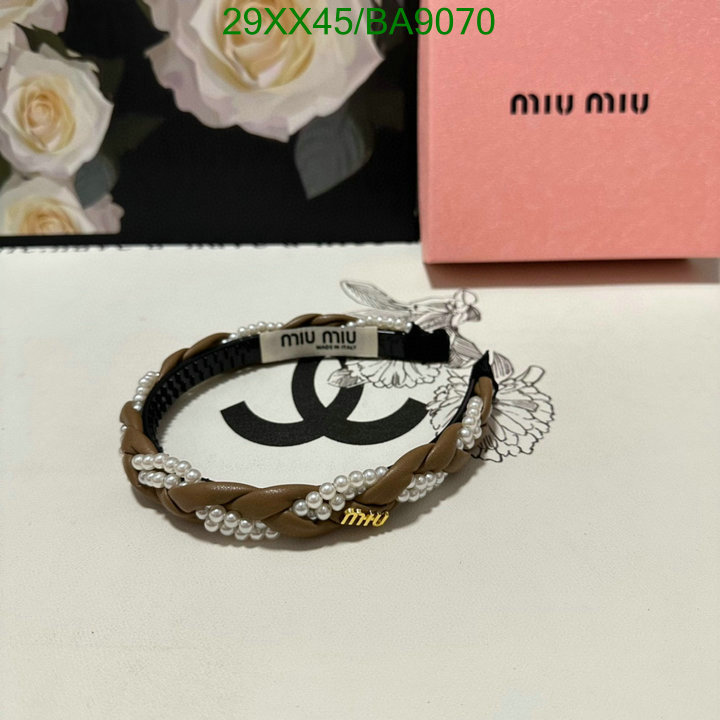 Headband-MIU MIU Code: BA9070 $: 29USD