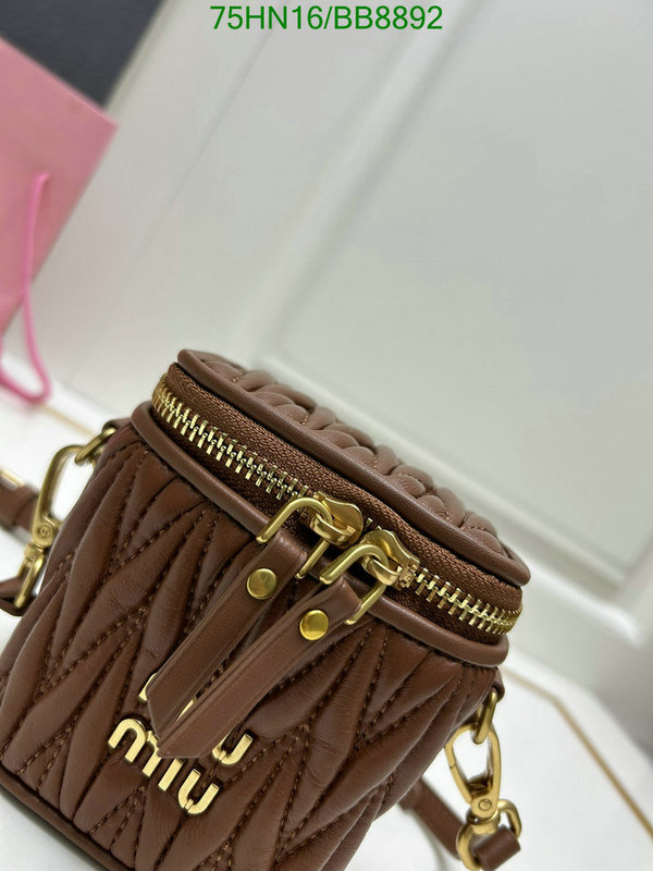 Miu Miu Bag-(4A)-Crossbody- Code: BB8892 $: 75USD