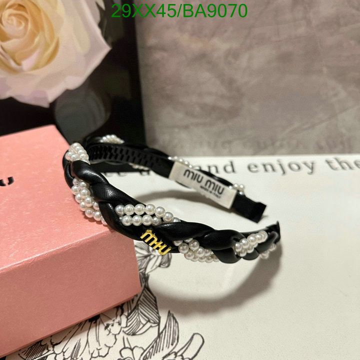 Headband-MIU MIU Code: BA9070 $: 29USD