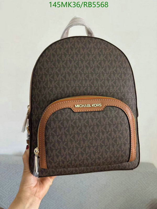 Michael Kors Bag-(Mirror)-Backpack- Code: RB5568 $: 145USD