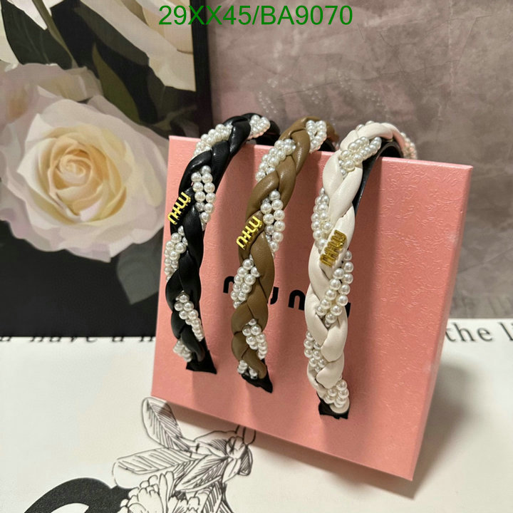 Headband-MIU MIU Code: BA9070 $: 29USD