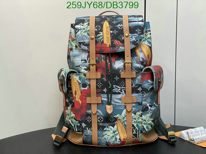 LV Bag-(Mirror)-Backpack- Code: DB3799 $: 259USD