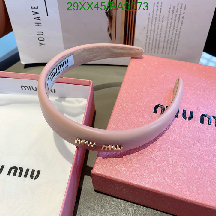 Headband-MIU MIU Code: BA9073 $: 29USD