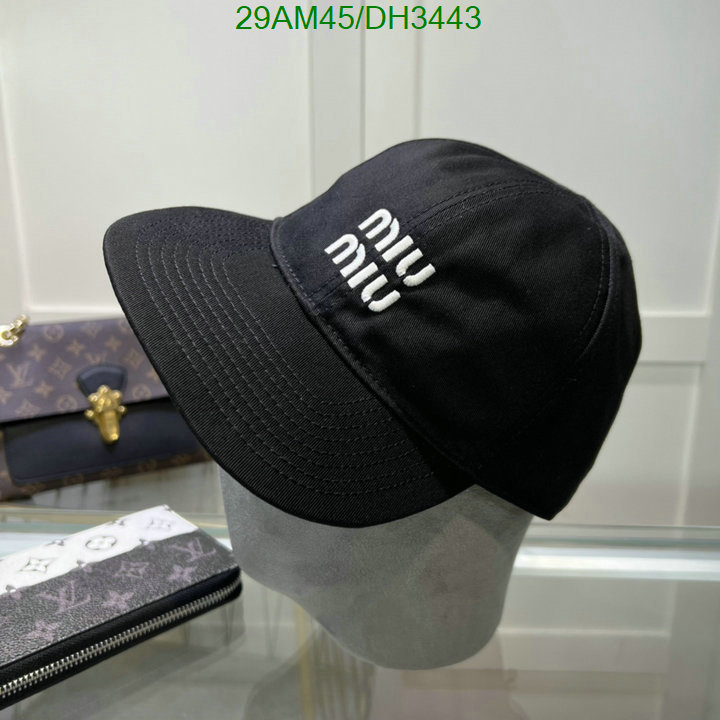 Cap-(Hat)-Miu Miu Code: DH3443 $: 29USD