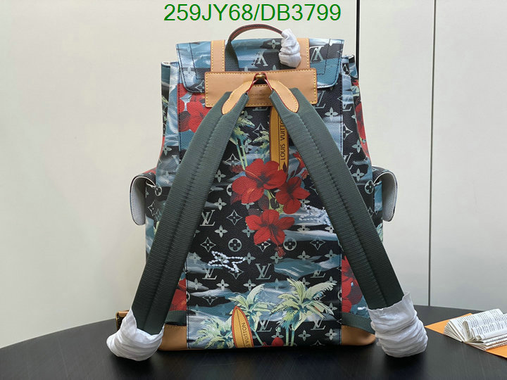 LV Bag-(Mirror)-Backpack- Code: DB3799 $: 259USD