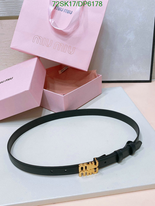 Belts-MIU MIU Code: DP6178 $: 72USD